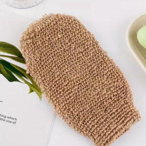 GUANTE DE DUCHA DE YUTE NATURAL